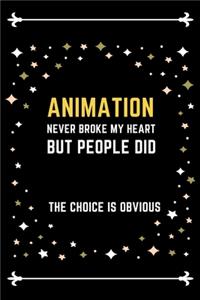 Animation Notebook Stars Cover