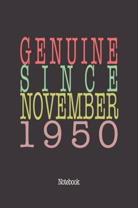 Genuine Since November 1950