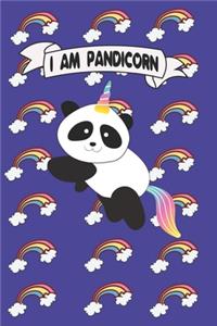 I am Pandicorn Gift for Girls