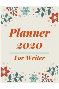 Planner 2020 for writer