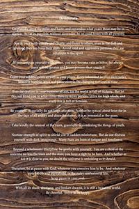 Desiderata