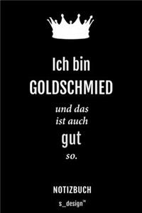 Notizbuch für Goldschmiede / Goldschmied / Goldschmiedin