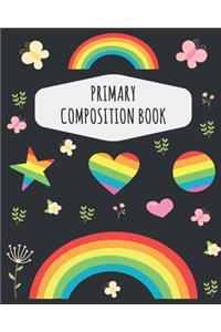 Rainbow Primary Composition Book