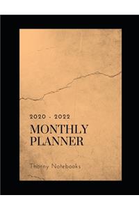 Monthly Planner 2020 - 2022