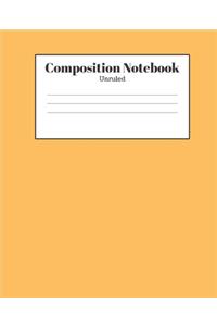 Composition Notebook - Unruled