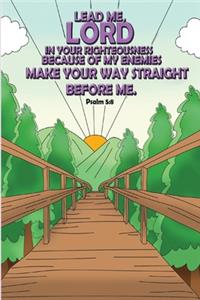Lead me, Lord, in your righteousness because of my enemies- make your way straight before me. -Psalm 5