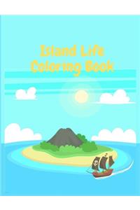Island Life Coloring Book