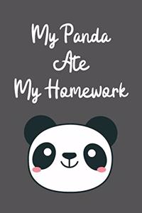 My Panda Ate My Homework