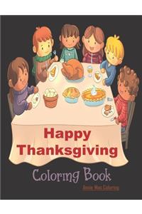 Happy Thanksgiving - Coloring Book