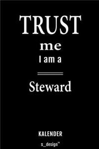 Kalender für Stewards / Steward / Flugbegleiter / Flugbegleiterin