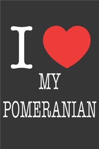 I Heart My Pomeranian Notebook