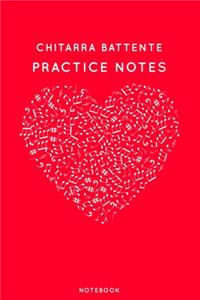 Chitarra battente Practice Notes