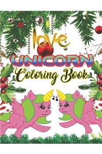 I love Unicorn Coloring Book
