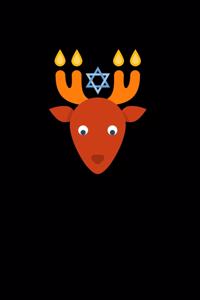 Hanukkah Menorah Moose