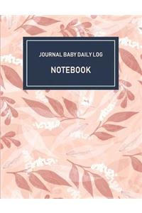 Journal baby daily log notebook