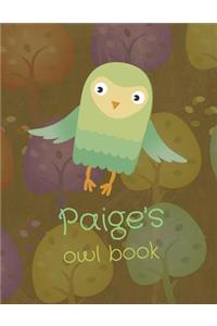 Paige's Owl Book