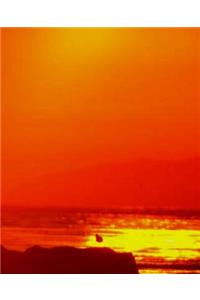 Orange Sky Sunset School Composition Book 130 Pages
