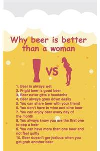 Why Beer Is Better Than a Woman