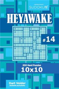 Sudoku Heyawake - 200 Hard Puzzles 10x10 (Volume 14)