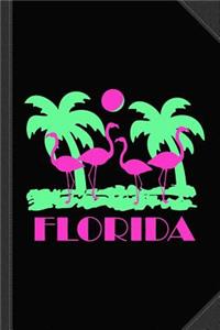 Florida Flamingos Journal Notebook: Blank Lined Ruled for Writing 6x9 120 Pages