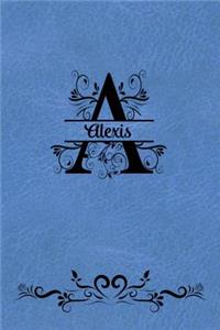 Split Letter Personalized Journal - Alexis