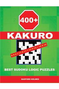 400 Kakuro 9x9 + 11x11 + 13x13 + 15x15