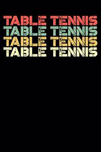 Table Tennis Notebook