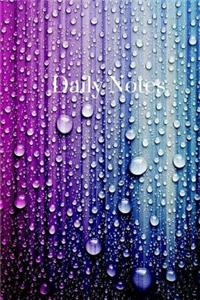 Daily Notes - Colorful Rain Drops