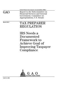 Tax preparer regulation