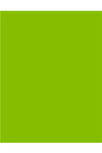 Lime Green 101 - Lined with Margins Notebook
