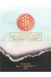 Moonsight Planner - Moon Phase Business Calendar - 2019 (Daily - 3rd Quarter - July to September - Moonstone)