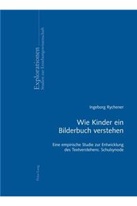 Wie Kinder Ein Bilderbuch Verstehen