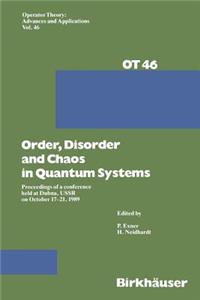 Order, Disorder and Chaos in Quantum Systems