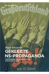 Geklebte NS-Propaganda