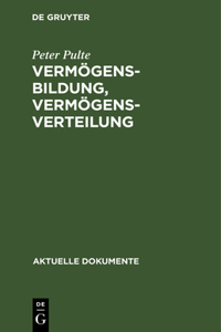 Vermögensbildung, Vermögensverteilung