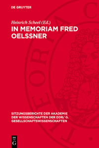 In memoriam Fred Oelßner