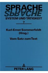 Vom Satz Zum Text