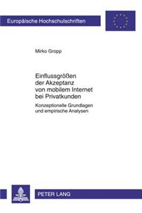 Einflussgroeßen Der Akzeptanz Von Mobilem Internet Bei Privatkunden