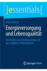 Energieversorgung Und Lebensqualität