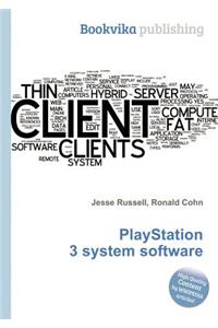 PlayStation 3 System Software