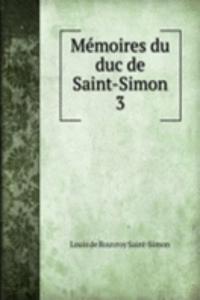 Memoires du duc de Saint-Simon