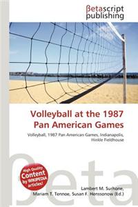 Volleyball at the 1987 Pan American Games