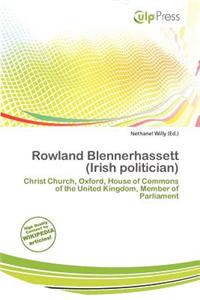 Rowland Blennerhassett (Irish Politician)