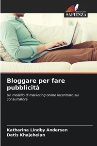 Bloggare per fare pubblicità