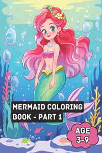 Mermaid Coloring Book - Part 1