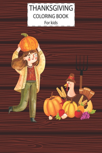 Thanksgiving Coloring Book For Kids