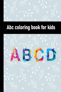 Abc coloring book for kids