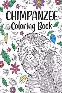 Chimpanzee Coloring Book