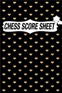 Chess Score Sheet