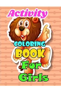 Activity Coloring Book for Girls